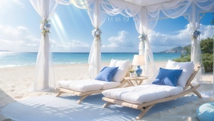 浪漫的海边约会