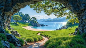 护眼山中风景