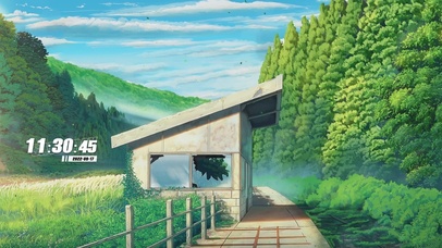 唯美治愈草地房屋