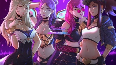 热门动漫女团动态桌面壁纸图片_热门动态壁纸下载-元气壁纸