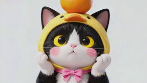 可爱调皮小花猫