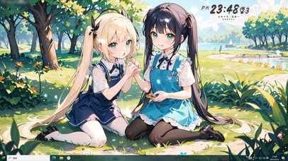 4k可爱春游美少女