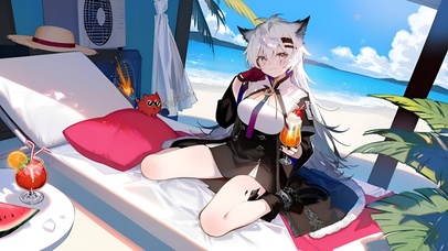 海边泳装少女-荒芜拉普兰德