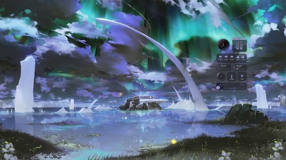 极光下的钢琴曲