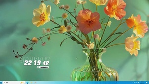 简约小清新树木桌面主题