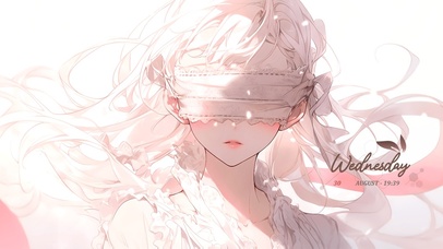  4k 唯美蒙眼少女