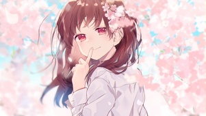 樱树下的朵