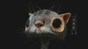 可爱抽象猫咪