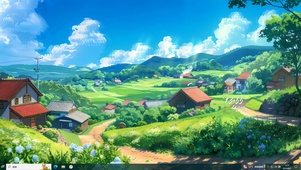 4K绿色田园乡村