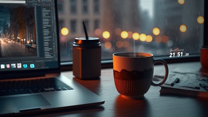 雨天工作氛围但爵士乐