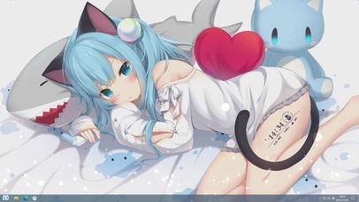 猫羽雫-可爱萌系少女主题