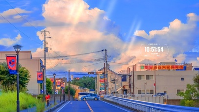 唯美治愈日式城市小镇