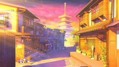 4K唯美治愈金色阳光街道风景