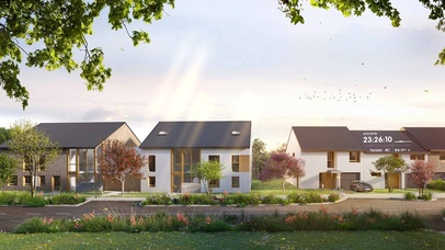 4k 治愈清新阳光小镇