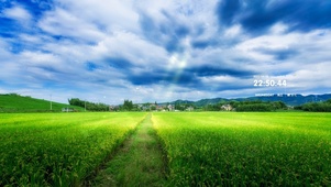 4k 治愈护眼乡村田园风景