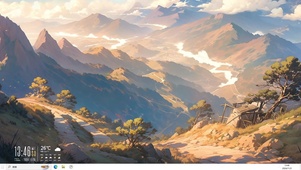 山峦叠翠