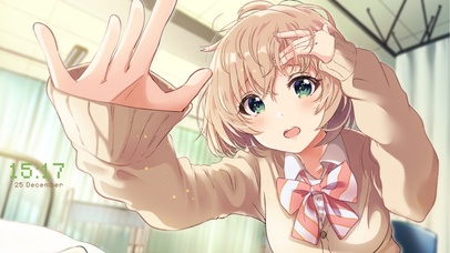 可爱阳光短发少女