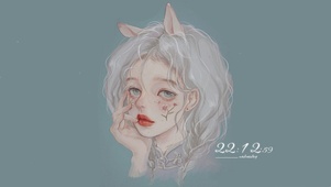 动漫插画手绘少女系5