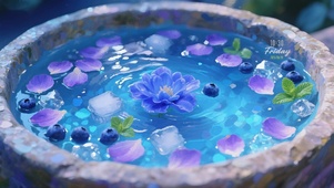 蓝莓水池