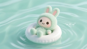 可爱的小兔