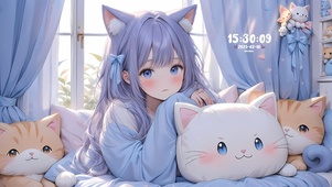 甜美可爱猫耳萝莉