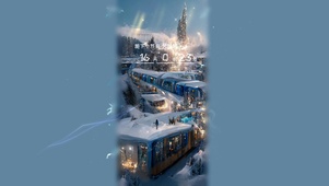 4k 治愈雪景
