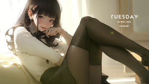 白色衬衫少女