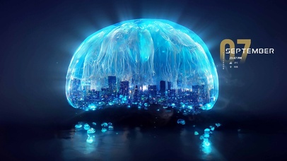 4k 治愈唯美水母之都