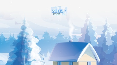 立冬文艺唯美蓝