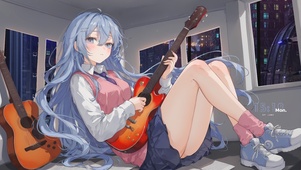 吉他美女