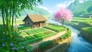 溪畔人家