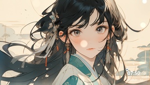 4k 汉服女孩