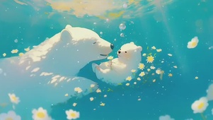 冰河花海