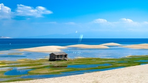 4K治愈清新海边小屋