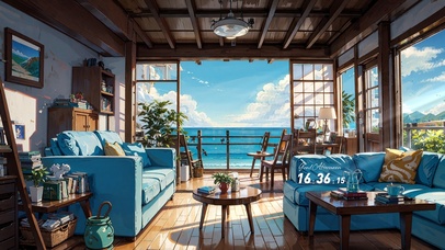 治愈夏天海景房