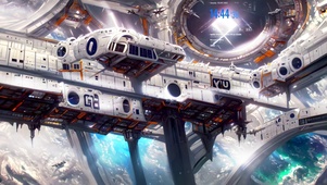 炫酷宇宙空间站