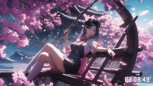 她的笑容如同初升的太阳
