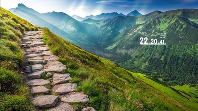 唯美治愈青山小路