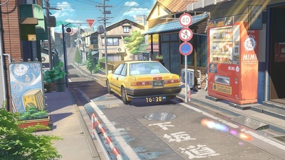 4K唯美治愈日系街道