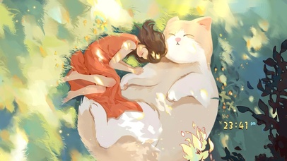 4K 猫咪少女午后小憩