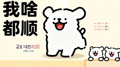 正念壁纸-我啥都顺