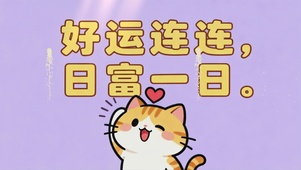 好运连连，日富一日