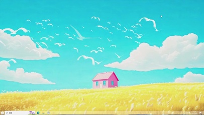 卡通小红房-桌面主题