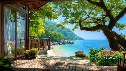 清新治愈海边别墅