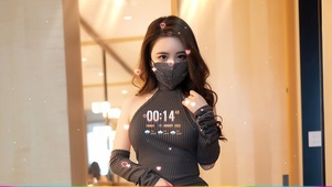 4K口罩性感美女