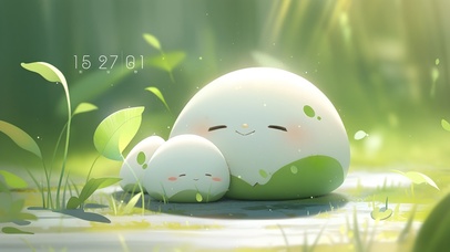 呆萌软软的丸子