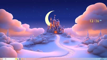 清新主题 雨夜城堡