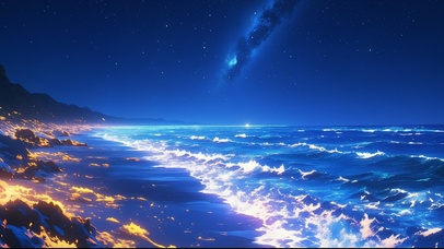 大海星空