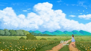 清新治愈田野