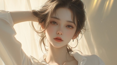 4K夏日悠闲慵懒美女 午后42